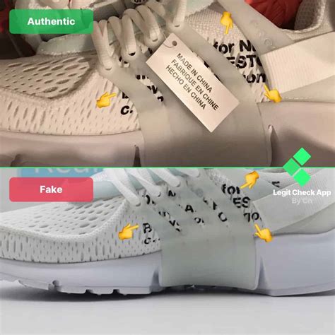 nike off white presto white real vs fake|Off.